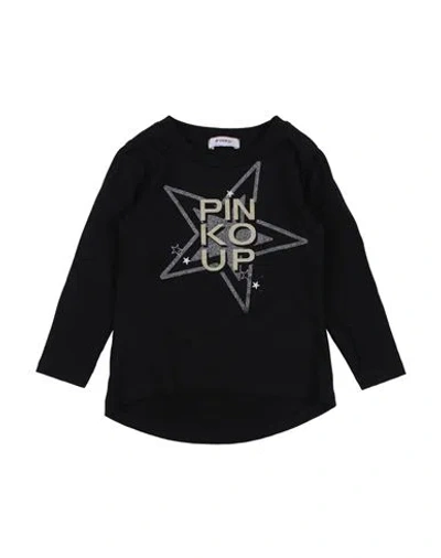 Pinko Up Babies'  Toddler Girl T-shirt Black Size 7 Cotton