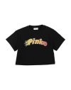 Pinko Up Toddler Girl T-shirt Black Size 6 Cotton, Elastane In Black