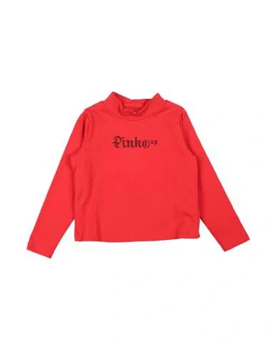 Pinko Up Toddler Girl T-shirt Red Size 3 Cotton, Lycra In Red