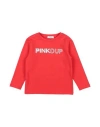 Pinko Up Babies'  Toddler Girl T-shirt Red Size 7 Cotton, Lycra