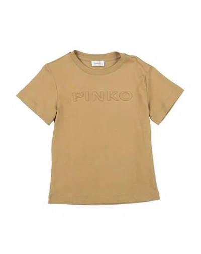 Pinko Up Babies'  Toddler Girl T-shirt Sand Size 6 Cotton In Neutral