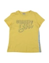 Pinko Up Toddler Girl T-shirt Yellow Size 6 Cotton In Yellow