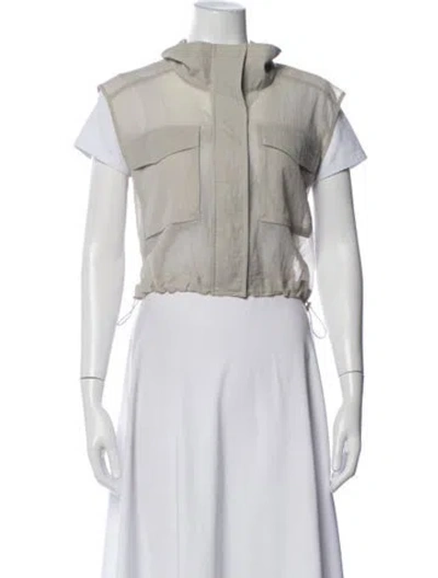 Pre-owned Pinko Utility Jacket In Neutrals