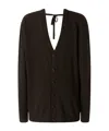 Pinko V-neck Cardigan In Black