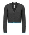 Pinko Chausie Wool Cashmere Cardigan In Black