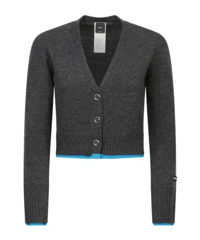 PINKO PINKO V-NECK CROPPED JUMPER