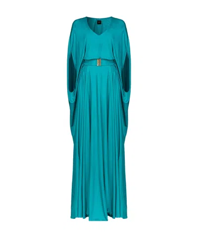 Pinko V-neck Dress In Multi