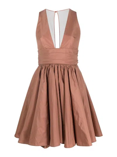 Pinko Vestido Corto - Casalfermo In Nude & Neutrals