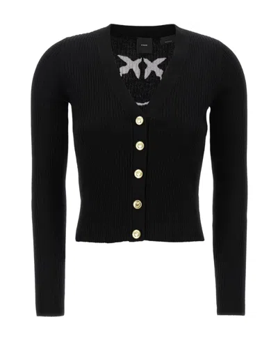 PINKO V-NECK LONG-SLEEVED SWEATER