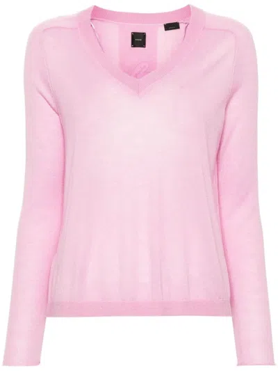 Pinko Sweaters Pink In Color Carne Y Neutral