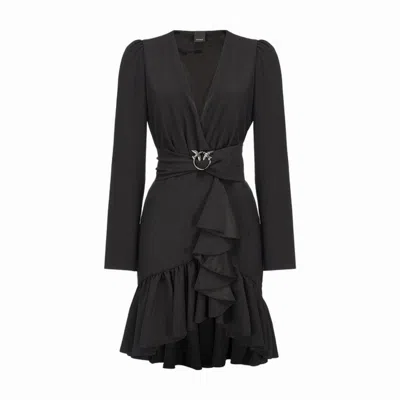 Pinko Woman Mini Dress Black Size 8 Polyester