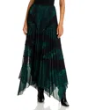 Pinko Skirt  Woman Color Green In Green/black