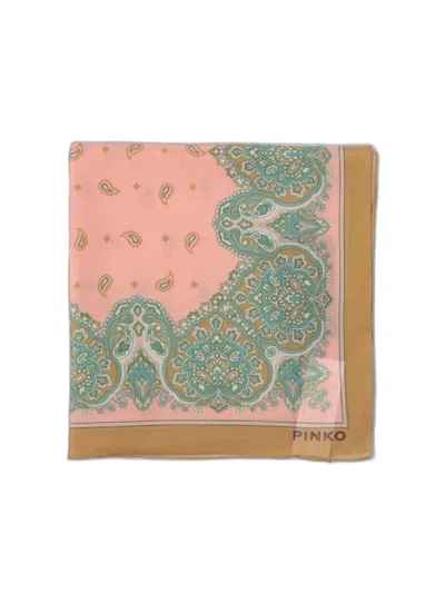 Pinko Valzer Printed Scarf In Multi