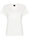 Pinko Western-style Yoke T-shirt In Bianco