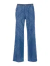 Pinko Namibia Straight Leg Jeans In Light Wash In Azul
