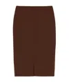 Pinko Vasca Midi Skirt In Brown