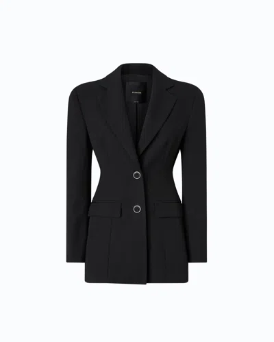 Pinko - Veste Ajustée À Épaulettes - 36 In Black