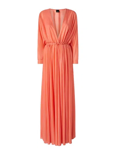 PINKO RUCHED MAXI DRESS