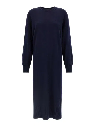 PINKO VESTIDO MIDI - AZUL