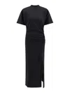 Pinko Long T-shirt Dress With Padded Shoulders