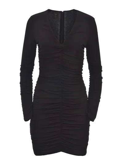 Pinko Black Nylon Dress