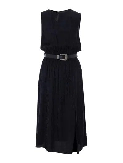 Pinko Caserta Dress In Black