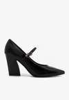 Pinko Viola 85 Mary-jane Patent Leather Pumps In Black