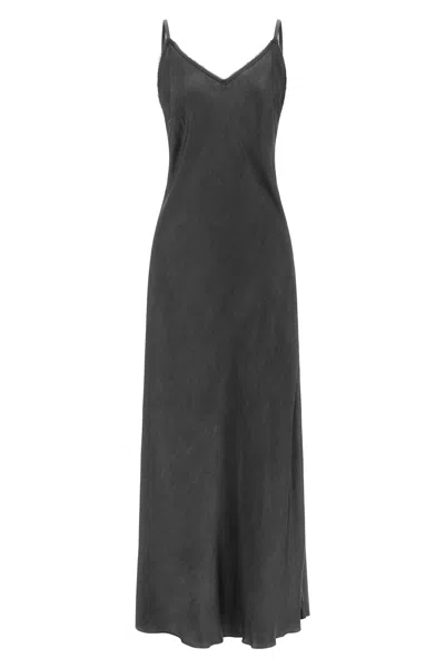 Pinko Viper Maxi Dress In Black