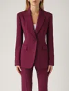 Pinko Cady Single-breasted Blazer In Vinaccia
