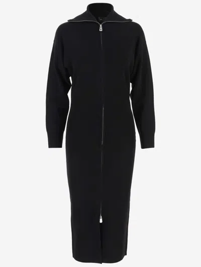 Pinko Viscose Blend Dress In Black
