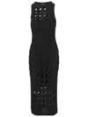 Pinko Black Cut-out Long Dress