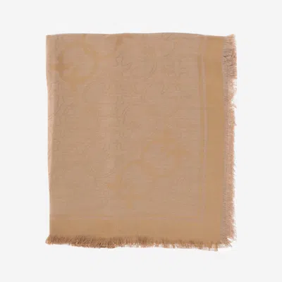 PINKO PINKO VISCOSE BLEND SCARF WITH LOVE BIRDS PATTERN