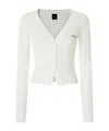Pinko Vivara Cardigan In White
