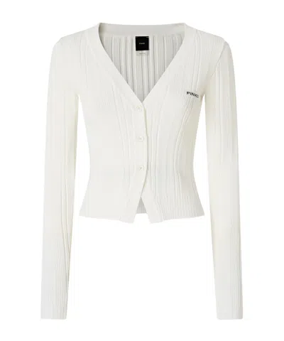 Pinko Vivara Cardigan In White