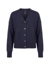 Pinko Long-sleeved Sweater In Blue