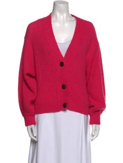Pre-owned Pinko V-neck Sweater In Pink
