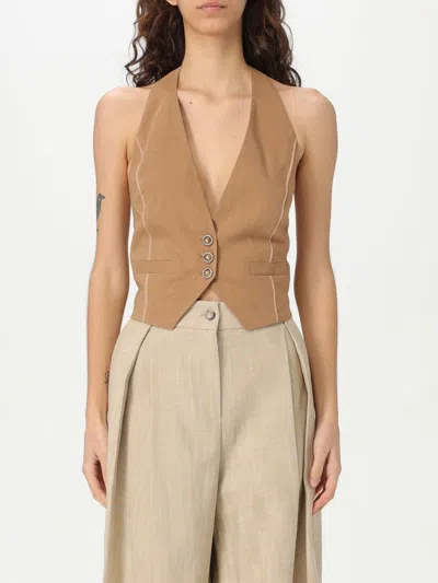 Pinko Waistcoat  Woman Color Brown