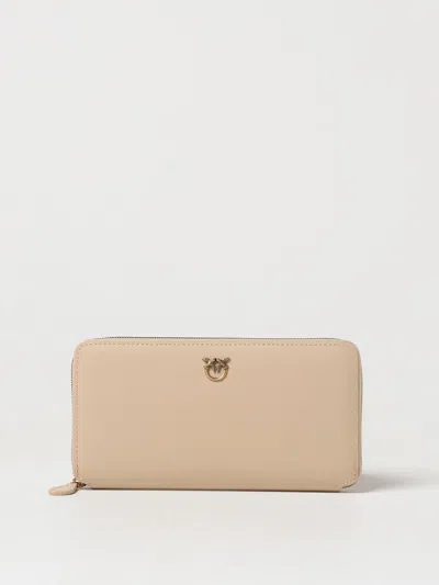 Pinko Wallet  Woman Color Beige In 米色