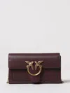 Pinko Wallet  Woman Color Brown In Burgundy