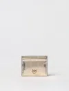 Pinko Simply Card Holder In Gold