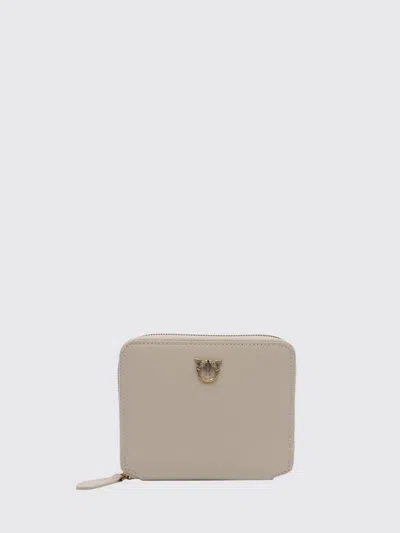Pinko Wallet Woman Color Beige In Purple