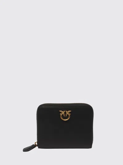 Pinko Wallet Woman Color Black In Brown