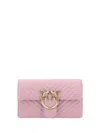 Pinko Love One Shoulder Wallet In Pink