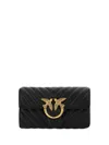 Pinko Love Bag One Wallet Chevron Wallets And Card Holders Black In Black
