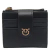 Pinko Small Love Birds Wallet In Black