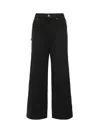 Pinko Wanda Jeans With Side Zips In Black