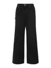 Pinko Wanda Jeans With Side Zips In Black