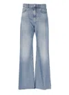 Pinko Light Blue Wanda Wide Leg Jeans