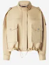 Pinko Cotton Blend Waterproof Jacket