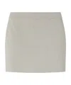 Pinko Welt Pocket Tailored Shorts In Gray